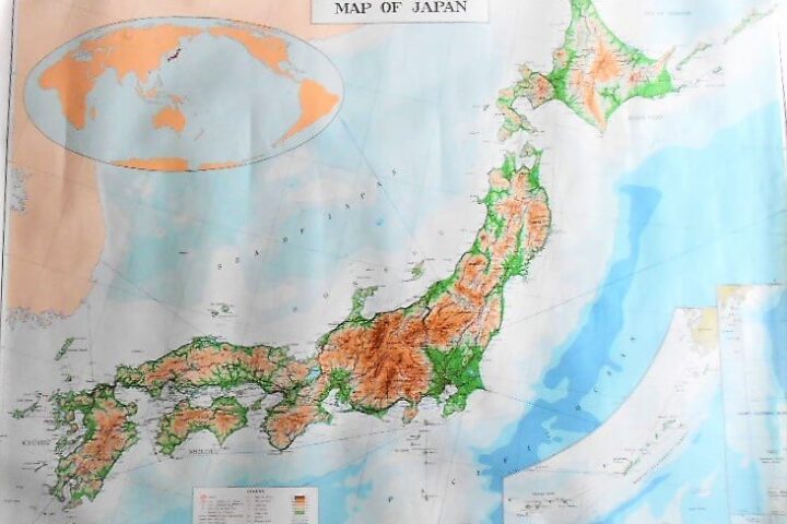 Map of Japan 1985