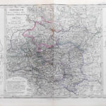 Österreich Ob und unter der Enns, Salzburg, Steiermark und Kärnten Landkarte 1865