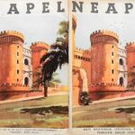 Plan von Neapel und Reiseführer 1933 Pianta di Napoli old map