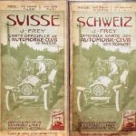 Schweiz Offizielle Karte Des Automobil-Club Der Schweiz Suisse Carte L'Automobile Club