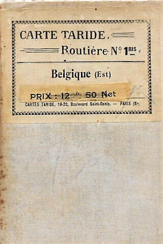 Carte Taride Routiére No 1 Belgique Est