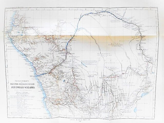 Übersichtskarte West Afrika 1883