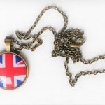 Union Jack pendant necklace