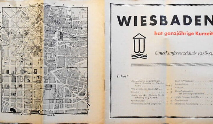 Wiesbaden Unterkunftsverzeichnis 1938-39