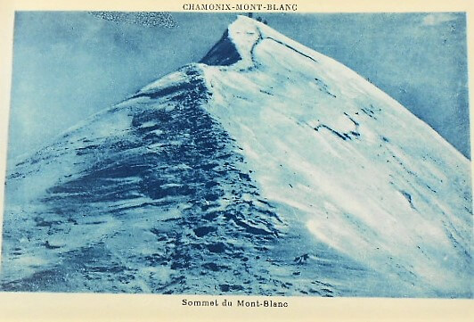 Chamonix Mont Blanc Sommet du Mont Balnc Carte Postale