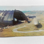 Zeppelin airship Akron Ohio post card