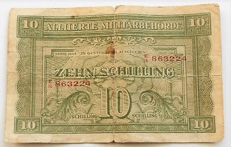 10 Zehn Schilling 1944 Österreich Austria