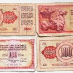 100 Dinar Jugoslavija Papiergeld Jugoslawien Paper money Yugoslavia