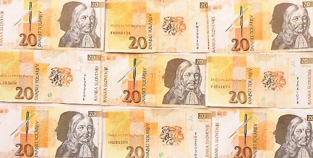 20 Dvajset Tolarjev Banka Slovenije Slovenia