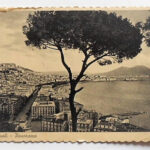 Napoli Panorama Italy old postcard