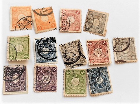 Old stamp lot Japan