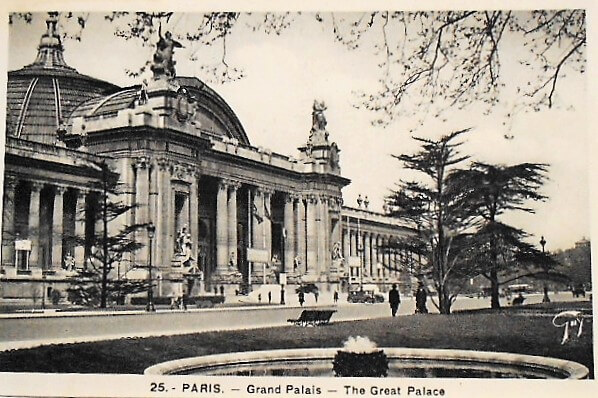 Paris Grand Palais Carte Postale The Great Palace postcard