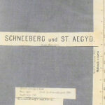 Schneeberg und St. Aegyd Landkarte Österreich 1894