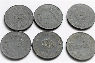 5 Lei Romania 1942 coin for sale