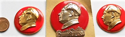 Mao Tse Tung badge pin Abzeichen