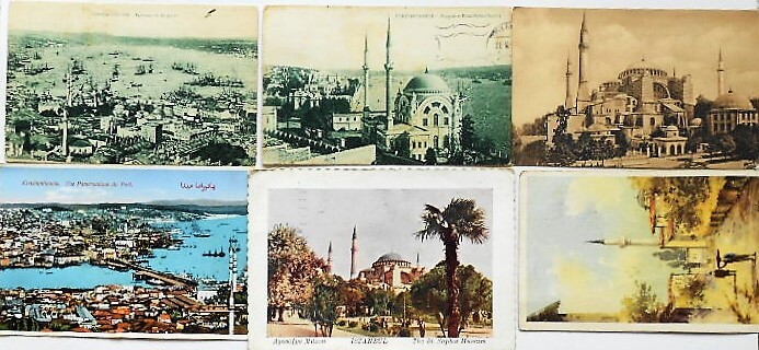 Istanbul Constantinople old postcard