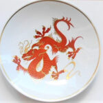 Red dragon plate Germany