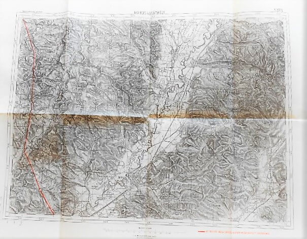 Târgu Mureș Umgebung Rumanien Landkarte Harta Romania old map