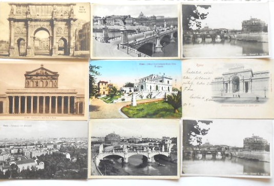 Rome Roma Italy old postcard