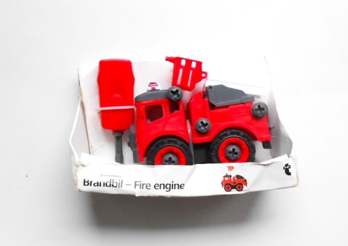 Brandbil Fire engine with screwdriver toy