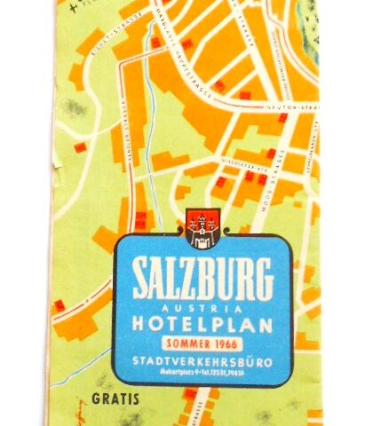 Salzburg Austria Hotelplan 1966