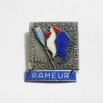 Championnats D'Europe L'Aviron Fisa FFSA Vichy 1967 Rameur badge