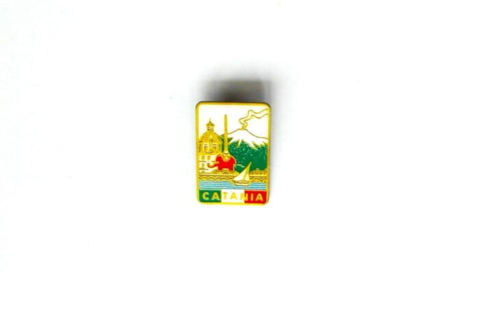 Catania badge pin