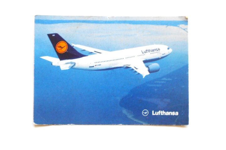 Lufthansa Airbus A310-300 postcard