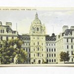 St. Luke's Hospital New York City old postcard 1924