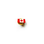 Canada flag pin badge