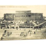 Liverpool St Georges Hall St Johns Gardens old postcard