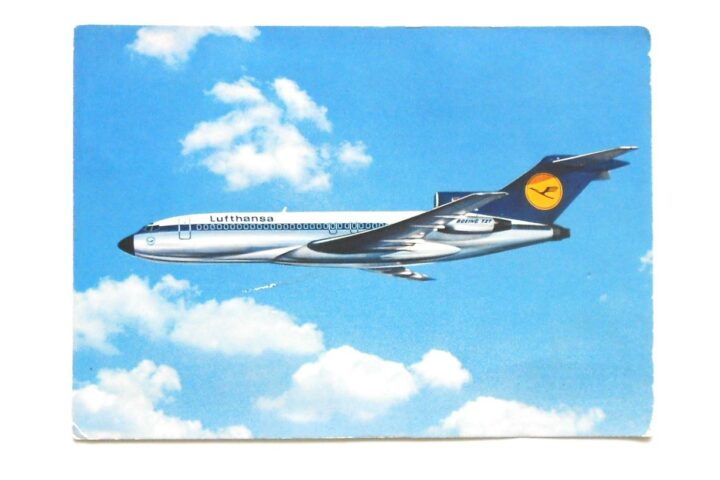 Lufthansa Boeing 727 Europa Jet Postkarte postcard