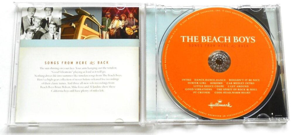 The Beach Boys Songs from here & back CD for sale