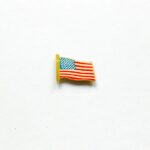 USA flag Stars and stripes pin badge