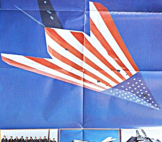 Air Forces Magazine poster Stealth Fighter Test