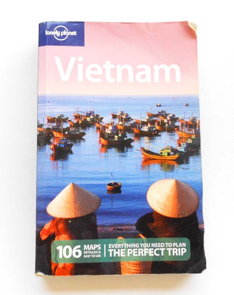 Vietnam Lonely Planet guide book 