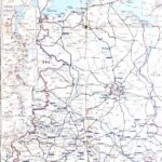 Ubersichtskarte zum Kursbuch der Deutsches Reichsbahn DDR