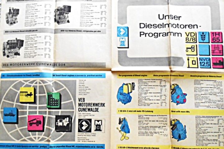 Unser Dieselmotoren Programm IFA VEB Motorenwerk Cunewalde DDR 1968