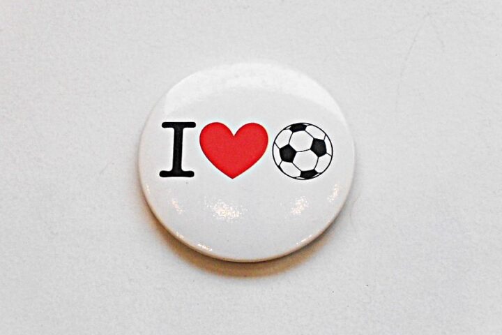 I love soccer badge