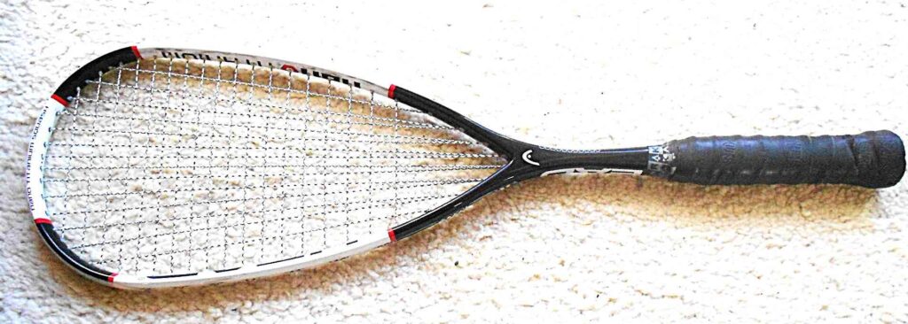 Head nano titanium squash racket