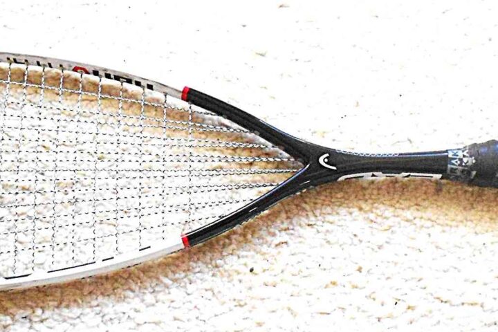 Head nano titanium squash racket