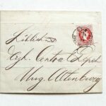 5 Kr Altenburg old letter