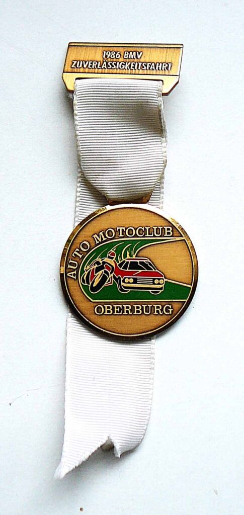 Auto Motoclub Oberburg 1986 BMV Zuverlassigkeitsfahrt 