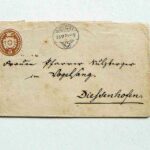 Old letter 1871 Schaffhausen Diesenhofen