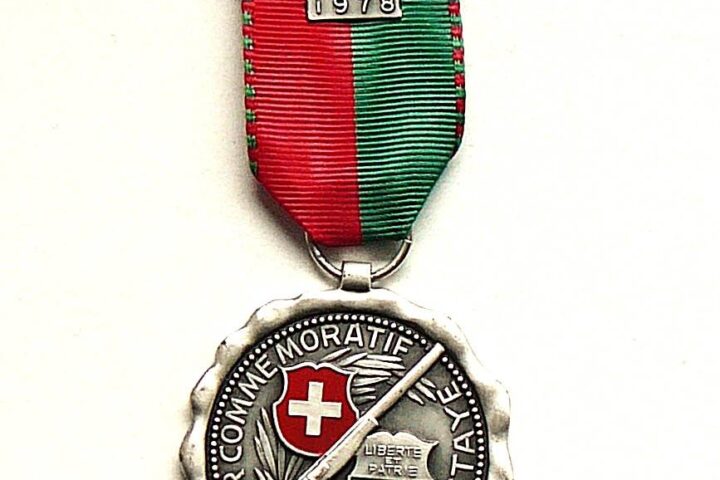 Tir Commemoratie Bretaye 1978 Distinction Switzerland shooting badge