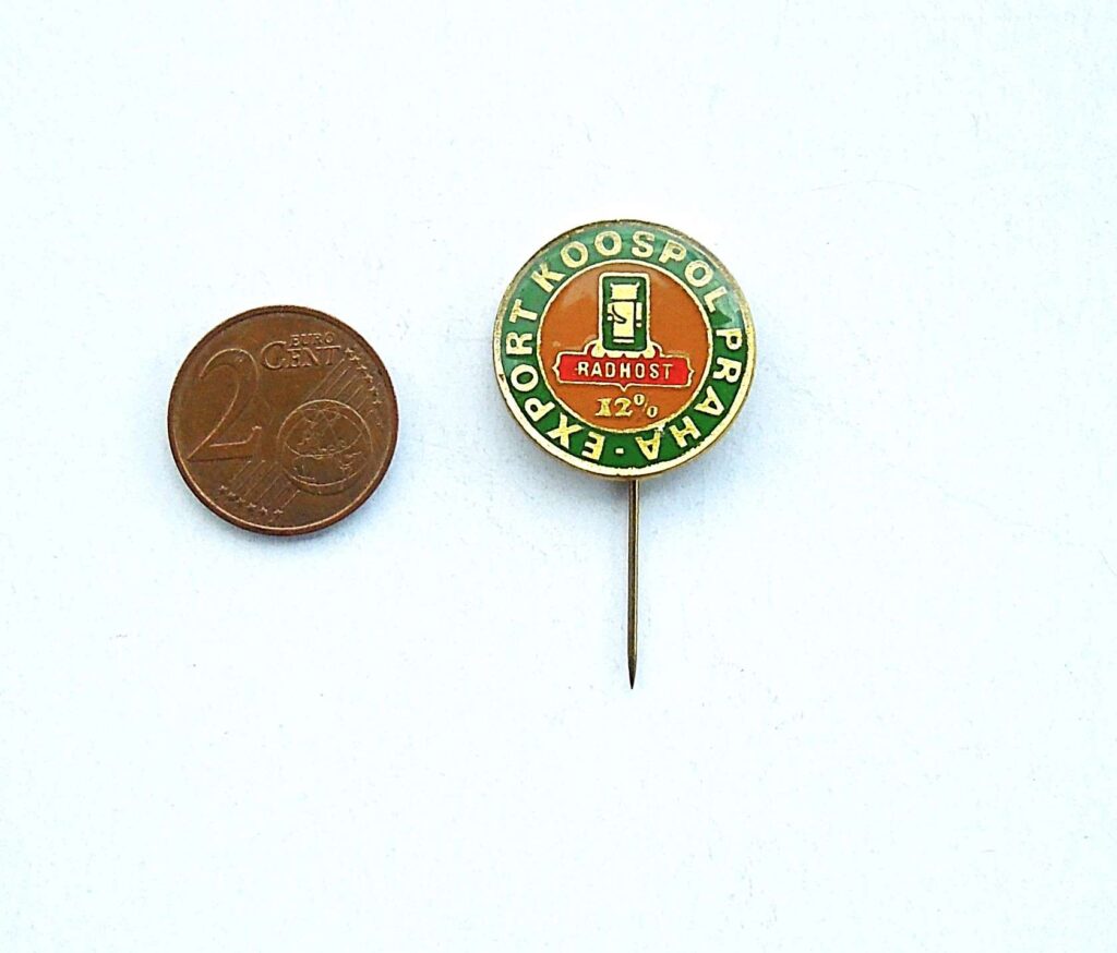 Radhost Koospol Export Praha badge pin