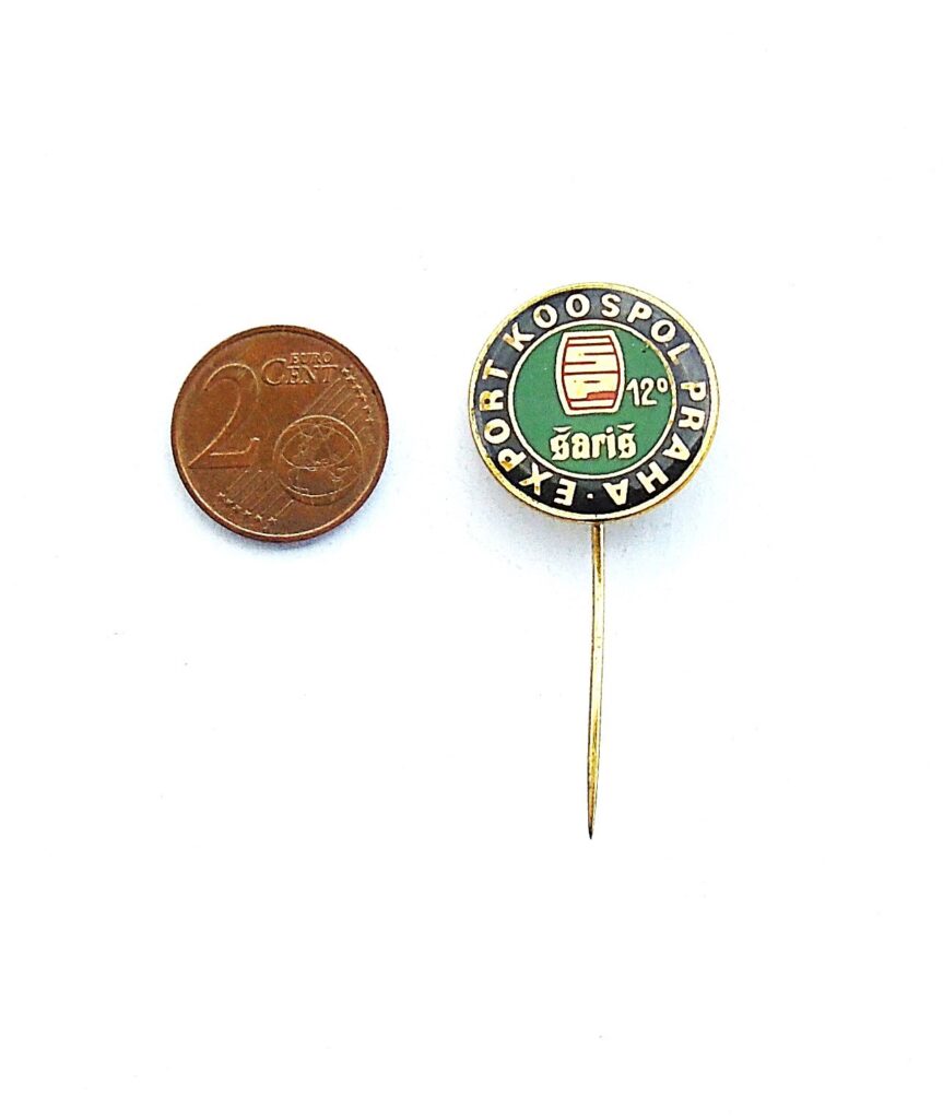 Saris Koospol Export Praha badge pin