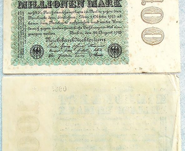 100 Einhundert Millionen Mark 1923 Reichsbanknote Berlin