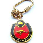 Australia kangaroo red keychain