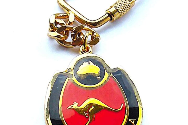 Australia kangaroo red keychain